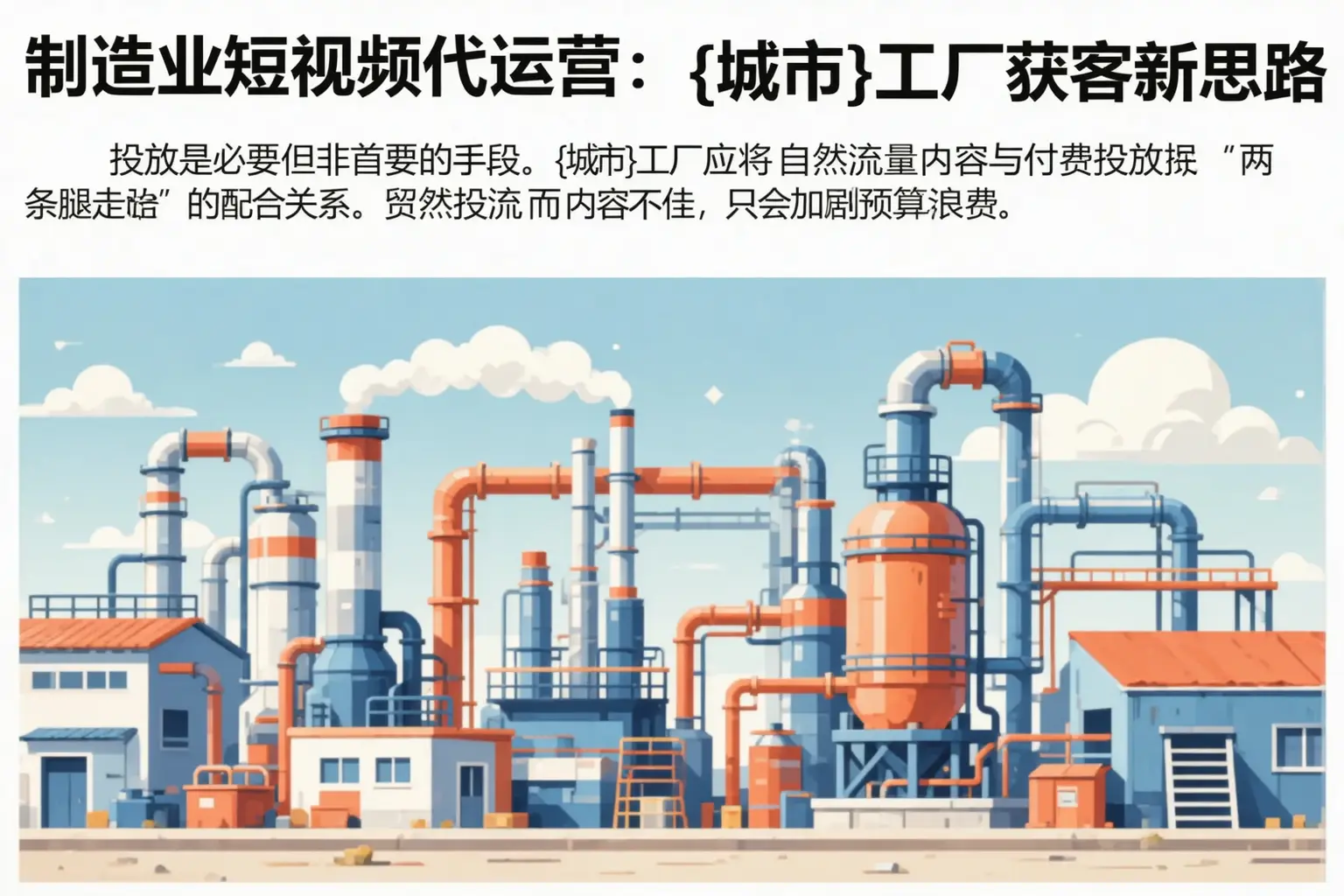 制造业短视频代运营：麻江工厂获客新思路